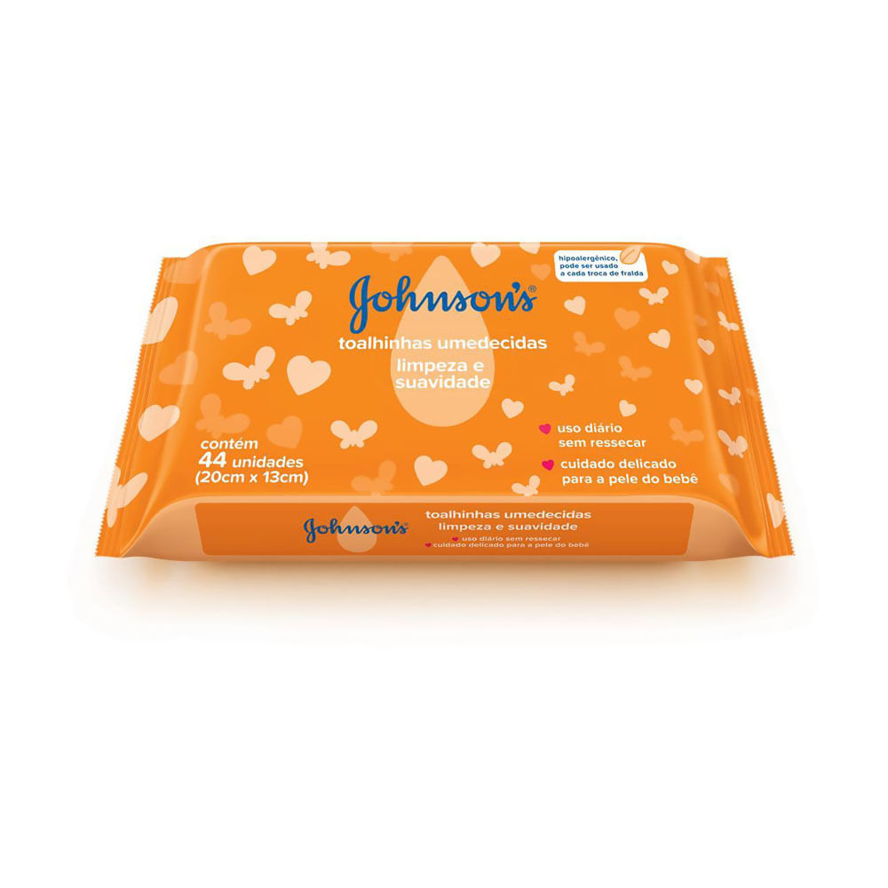 Toallitas Húmedas Johnsons Baby Limpieza Y Suavidad x 44 unid, Johnson  Higiene Infantil - Farmacias General Paz