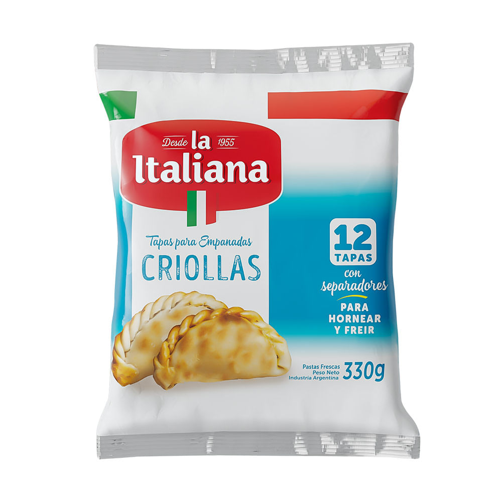 TAPAS EMPANADAS ITALIANA CRIOLLAS