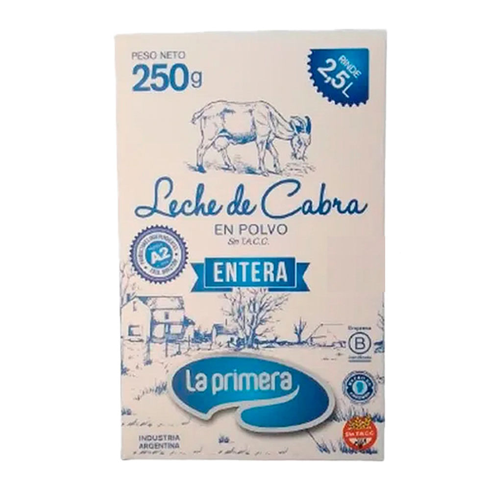 Leche De Cabra Entera Libre De Gluten En Polvo 250 Gr - arcordiezb2c